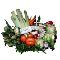 Cesta de regalo de verduras y conservas 5